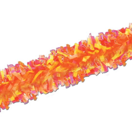 Beistle 25ft. Orange Tissue Festooning, 2ct.